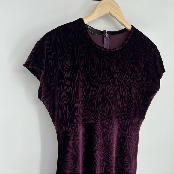 BCBG MaxAzria Velvet midi Maxi A Line Y2K‎ Dress - Picture 5 of 14